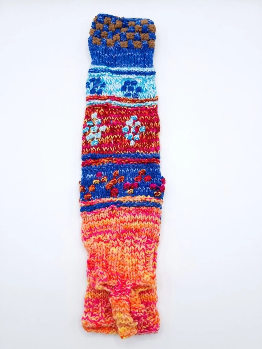 Andean Booties Hand-Knitted Wool Warm Winter Socks